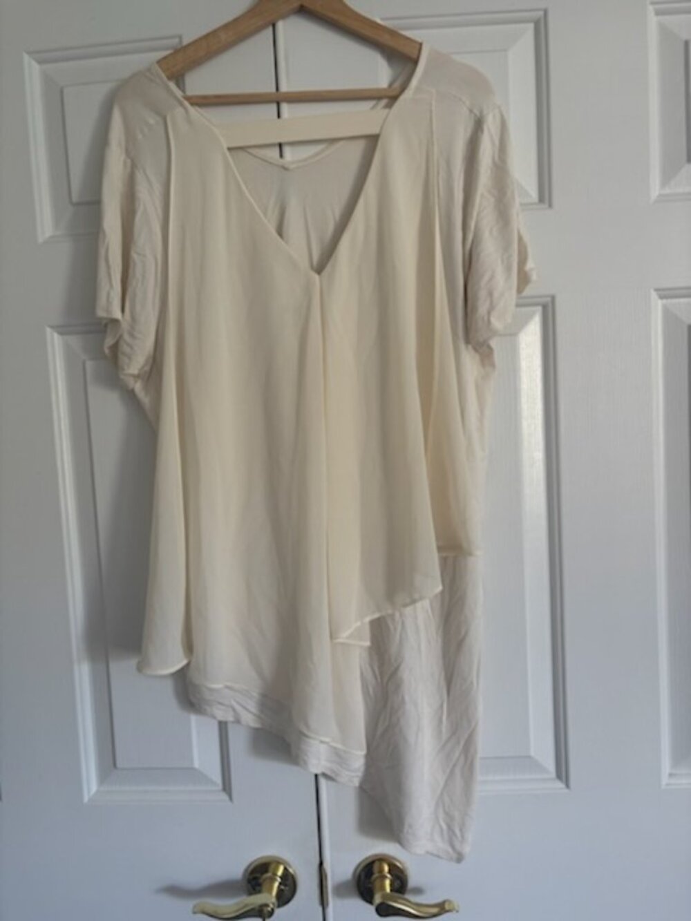 Lisa Rinna, XL ,Cream A symmetrical